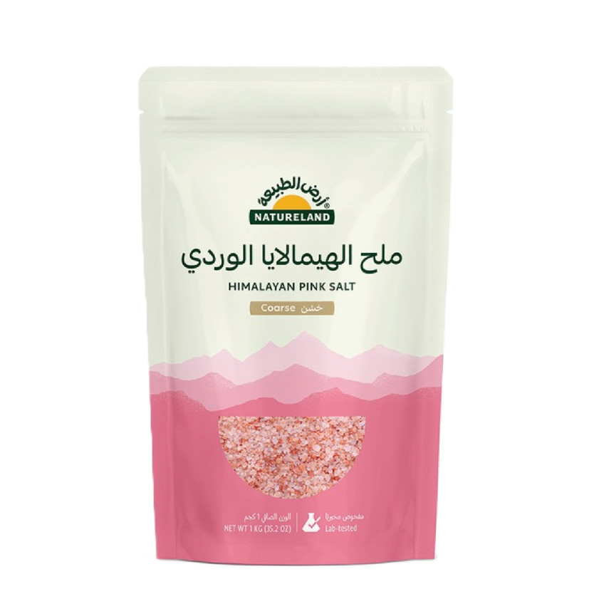 651286-حبة ملح هيمالايا الوردي الطبيعي ناعم 1 ك - Image 1