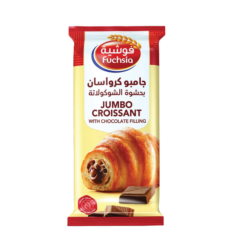 6554748-حبة جامبو كرواسان بالشوكلاته فوشيه 95جم - الصورة 1