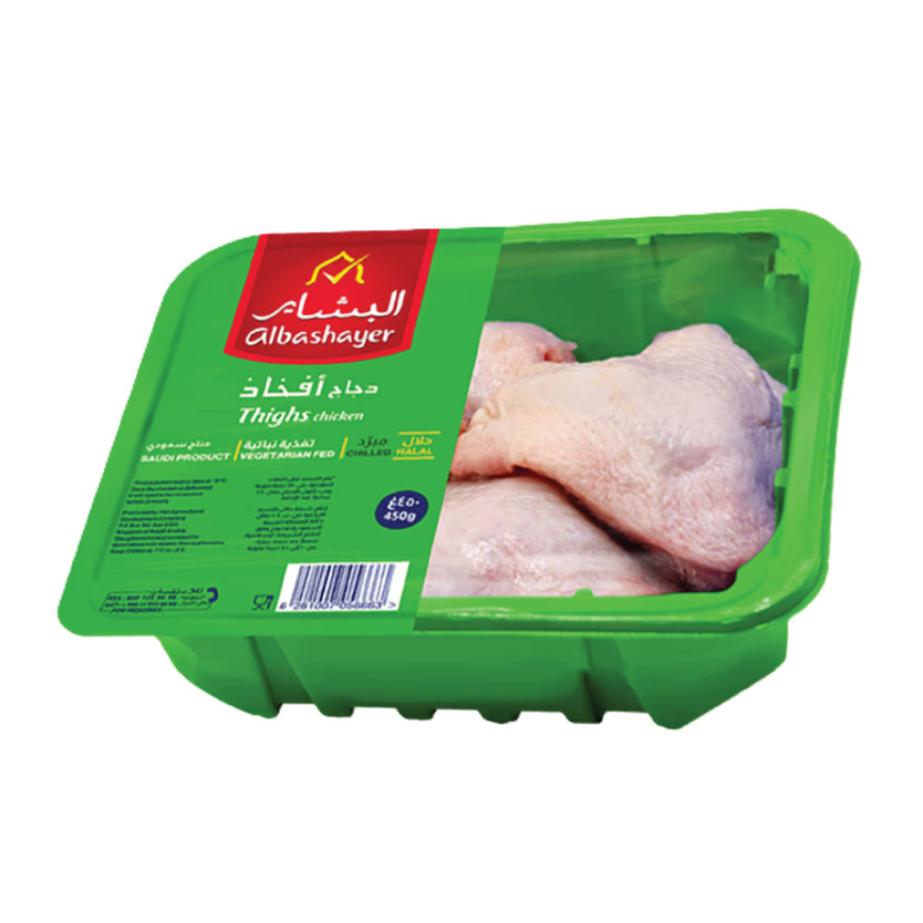 6663-حبة البشاير افخاذ دجاج 450غ اليوم - الصورة 1