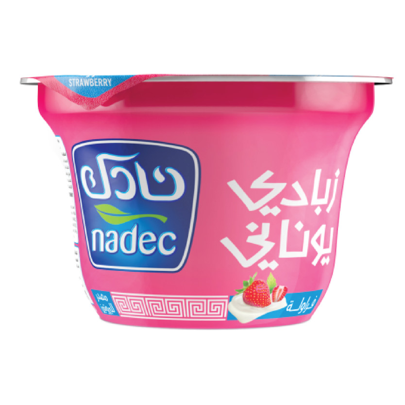 70171-حبة زبادي يوناني نادك فراوله 160 جم - الصورة 1