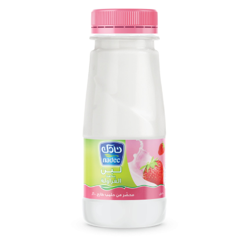 70192-حبة FRESH LABEN NADEC STRW 180 ML - Image 1