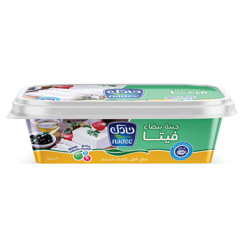 70204-حبة FETA WHITE CHEESE NADEC L S 200 G - Image 1