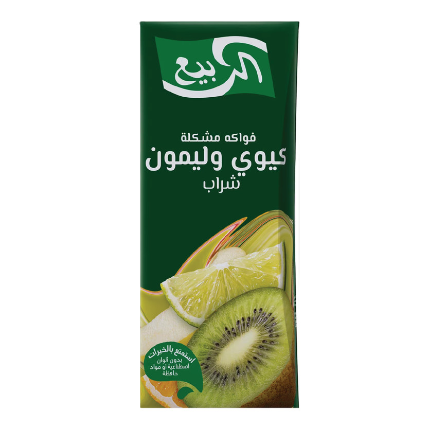70300-حبة AL RABIE NECTAR KIWI&LIME DRINK 18*200 ML - Image 1
