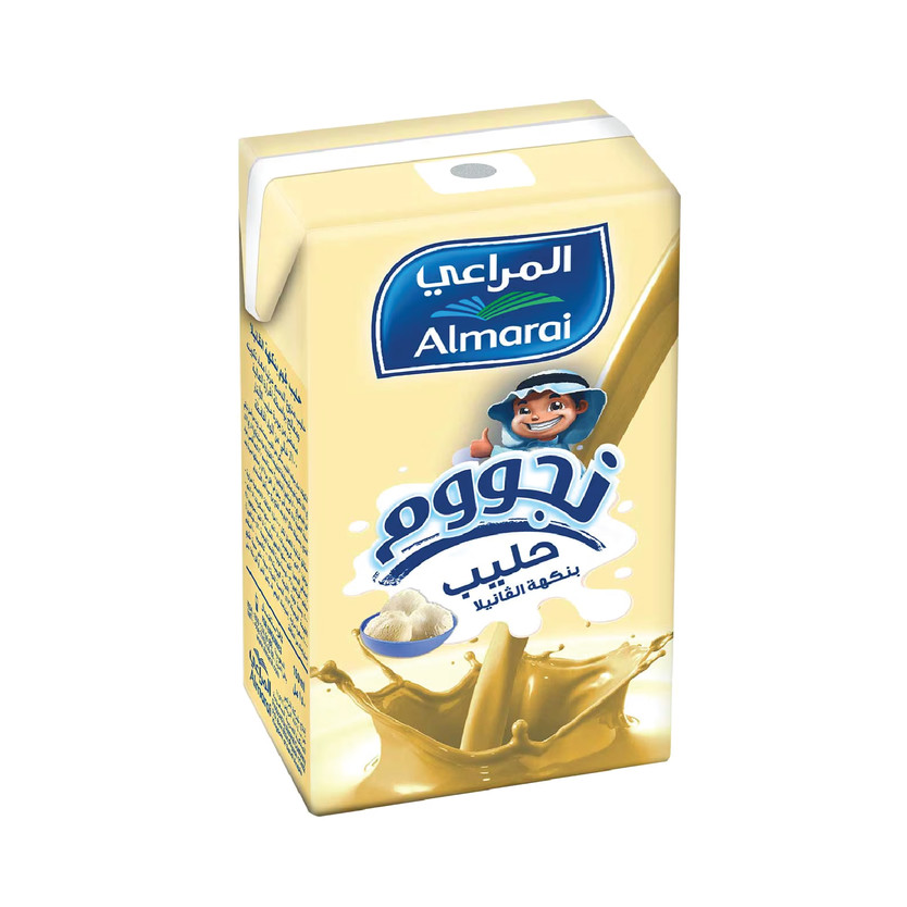 70324-حبة LONG LIFE MILK ALMARAI VANILA 18*150 ML - Image 1