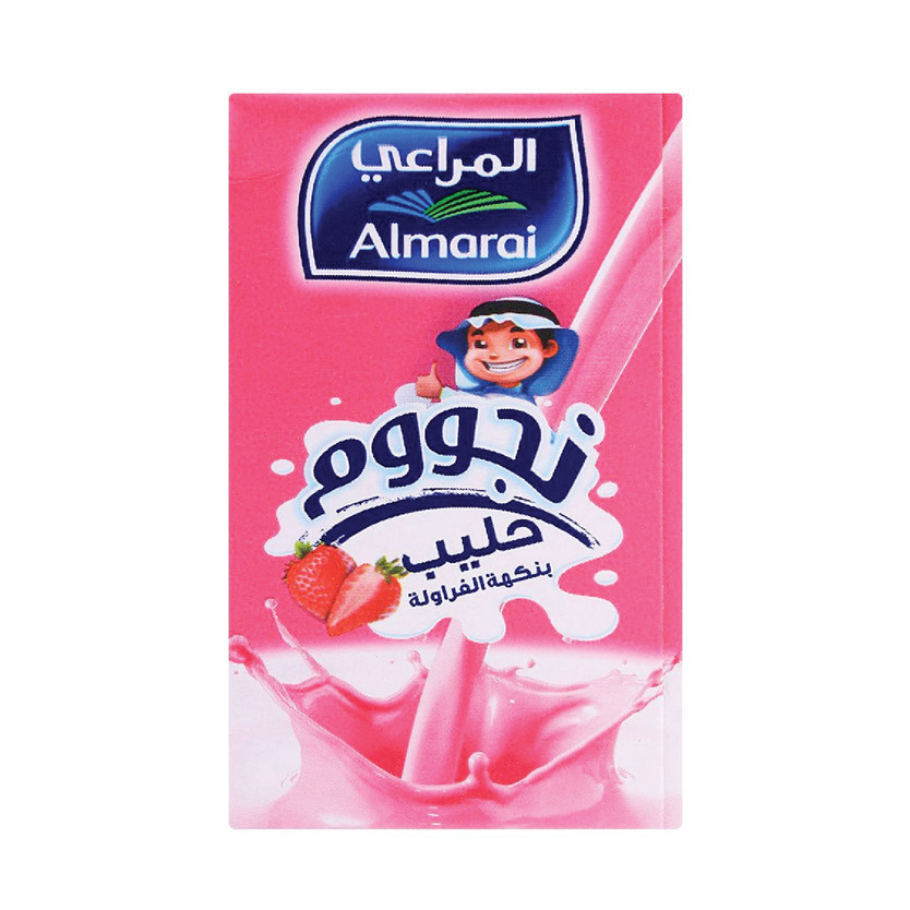 70325-حبة LONG LIFE MILK ALMARAI STRAW 18*150 ML - Image 1