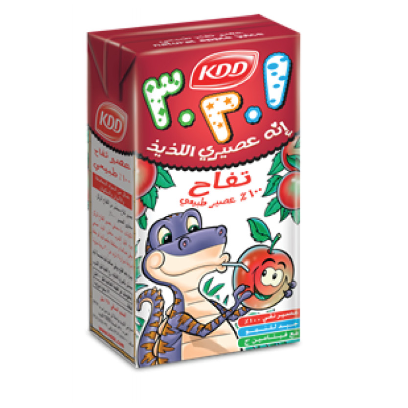 70347-حبة K D D APPLE DRINK 125 ML - Image 1