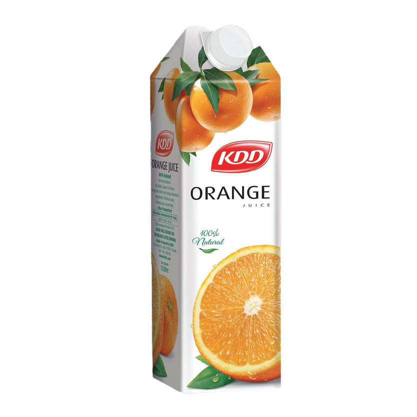 70362-حبة K D D ORANGE JUICE 1 L TR - Image 1