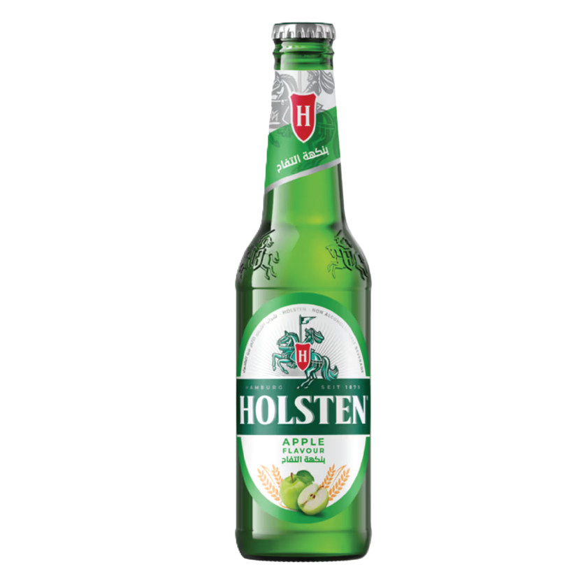 70384-حبة HOLSTEN APPLE FLAVOUR 330 ML - Image 1