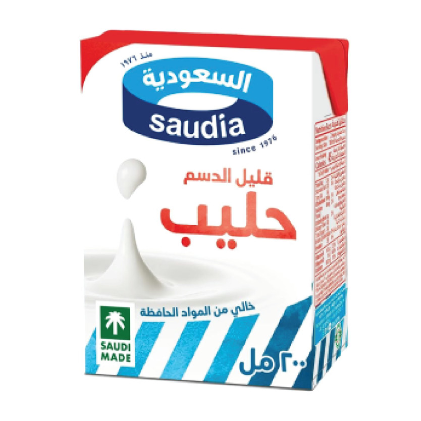 70449-حبة حليب السعوديه قليل الدسم 200 مل - الصورة 1