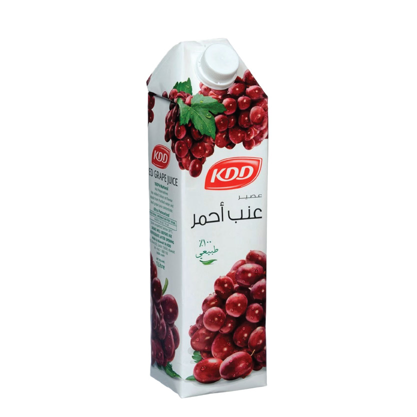 70462-حبة عصير كي دي دي عنب احمر 1 لتر - الصورة 1