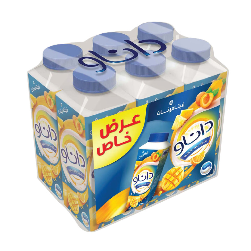 70517-حبة داناو مشروب عصير 5فيتامينات 6 * 180 مل عرض - الصورة 1
