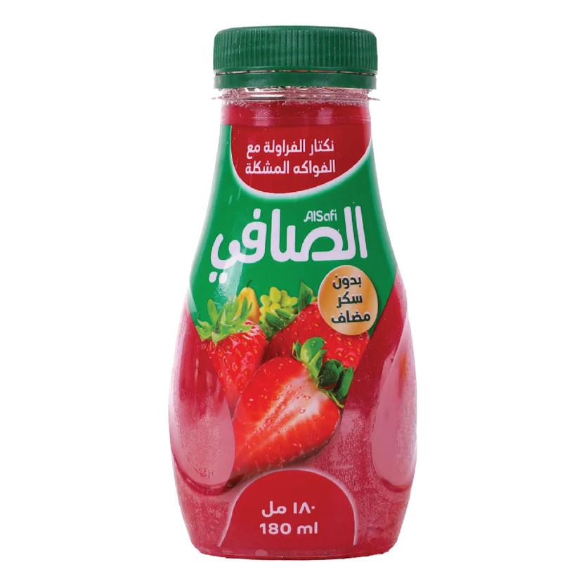 70518-حبة عصير الصافي فراولة 180 مل - الصورة 1