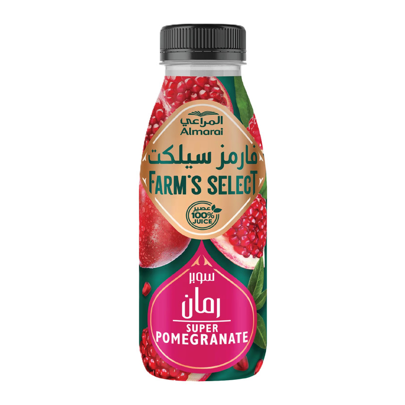 70560-حبة عصير طازج المراعي رمان سوبر 250 مل - الصورة 1