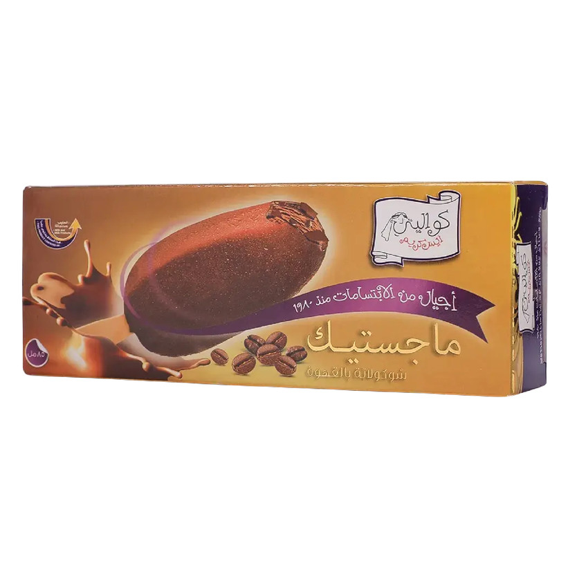 72060-حبة ايسكريم كواليتي ماجيستيك قهوة 85 مل - الصورة 1