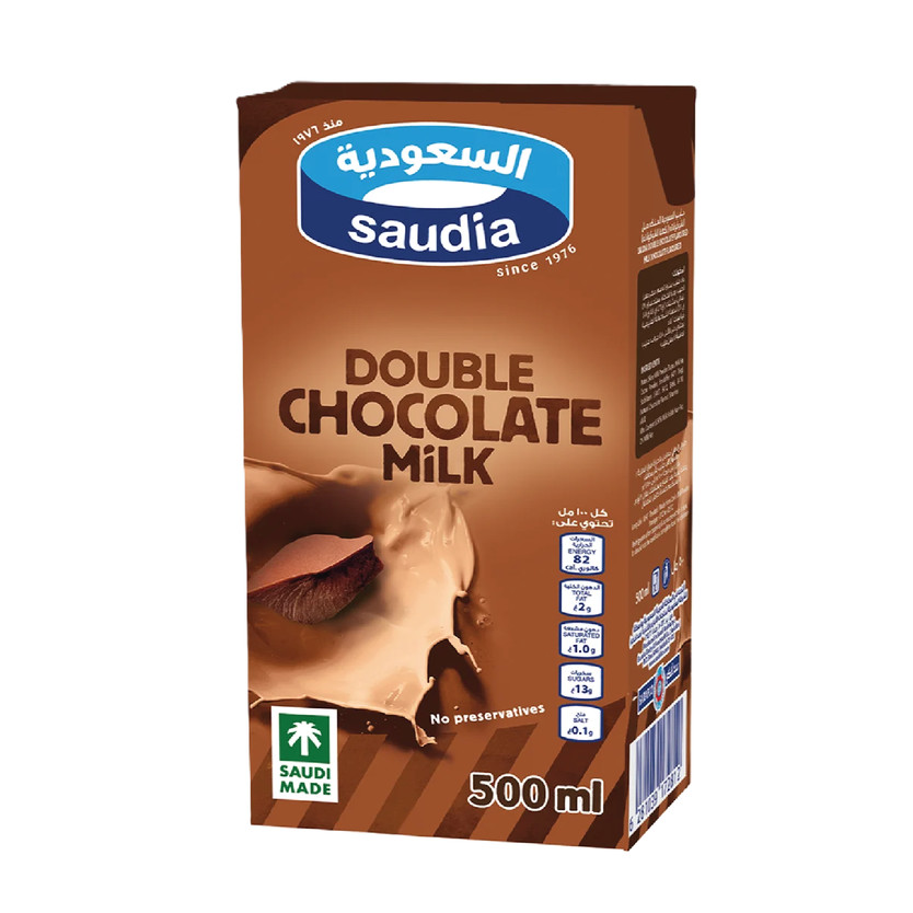 72812-حبة حليب السعوديه شوكلاته دبل 500مل - Image 1