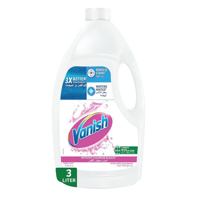 75050-حبة VANISH WHITE 3 LTR - Image 1