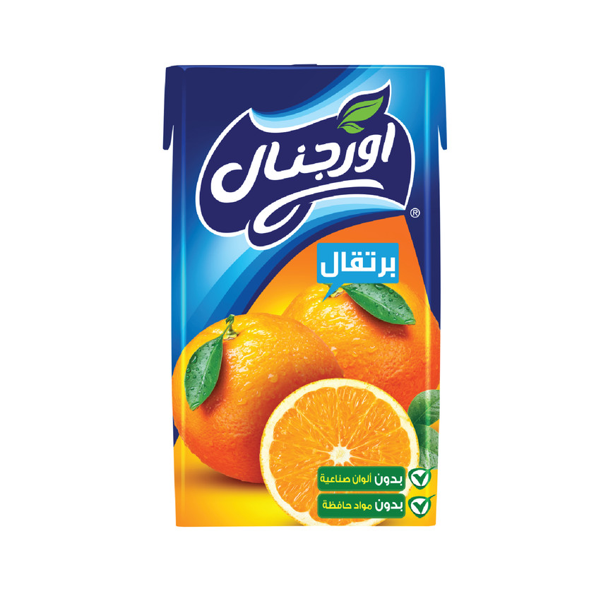 87456879123123-حبة اورجنال برتقال علبه كرتونيه 125مل - الصورة 1