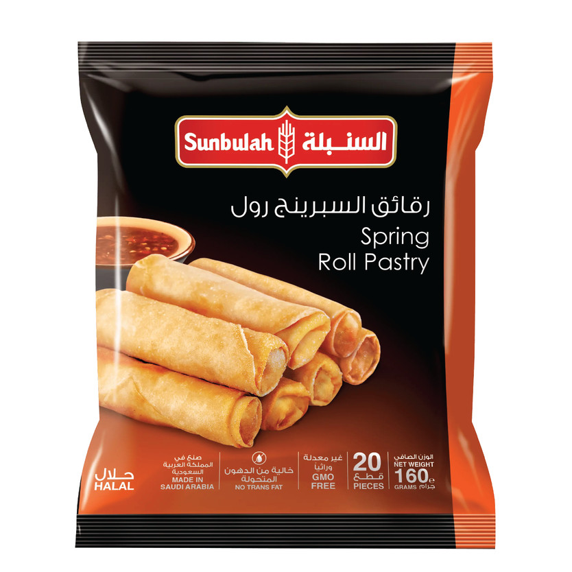 894165563456465-حبة رقائق السبرينق رول 160جم السنبله - الصورة 1