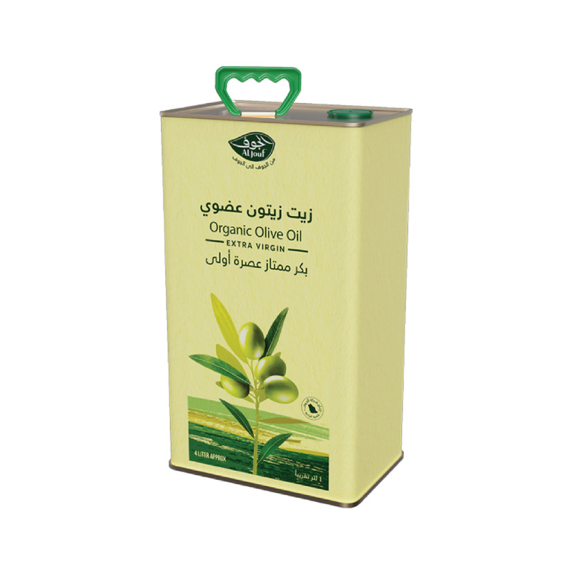 90051-حبة ALJOUF EXTRA VIRGIN OLIVE OIL 4 LTR - Image 1