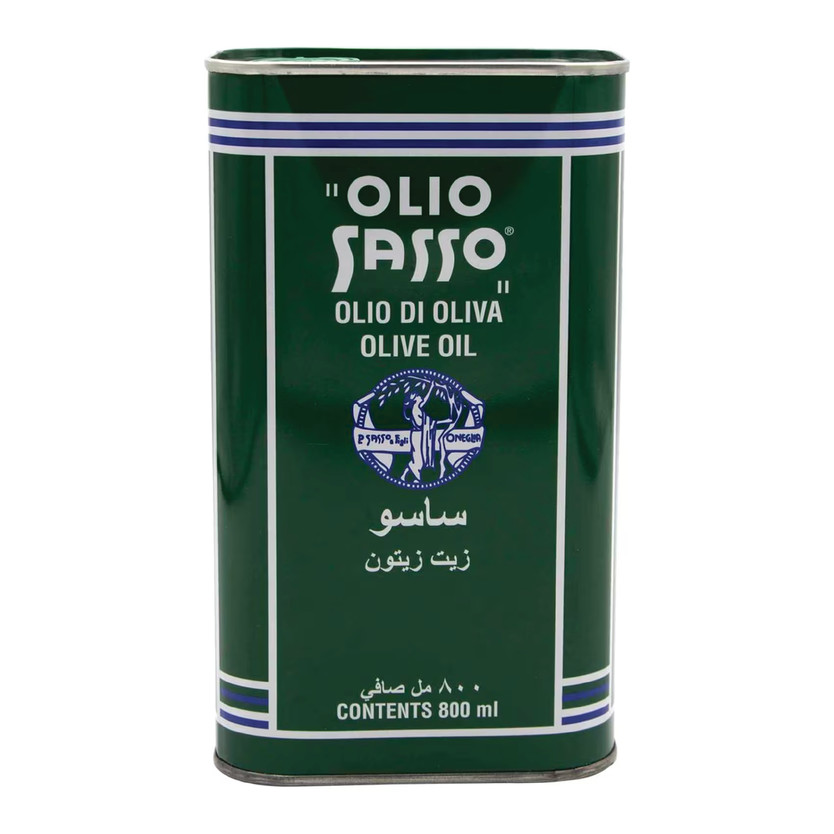 90107-حبة SASSO OLIVE OIL 800 ML - Image 1