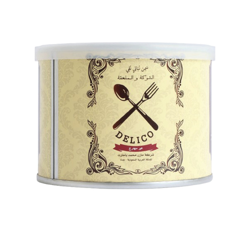 90137-حبة سمن نباتي الشوكه والملعقه 450 مل - الصورة 1