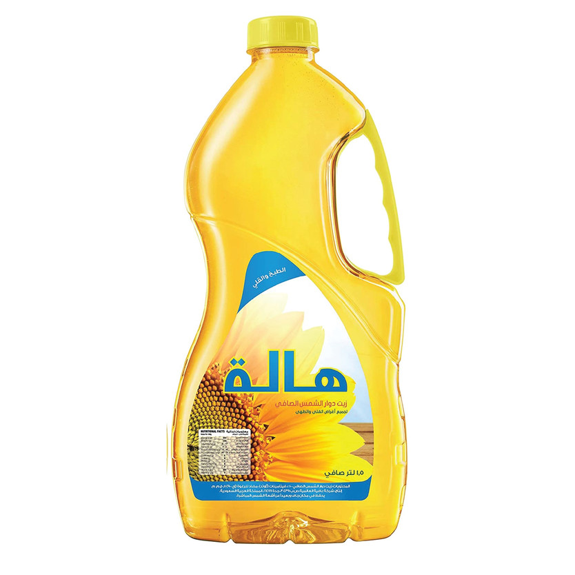 90153-حبة hala SUNFLOWERS OIL OIL 1.5 LTR - Image 1