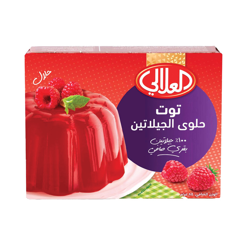98302-حبة AL-ALALE RASPBERRY JELLY 85 G - Image 1