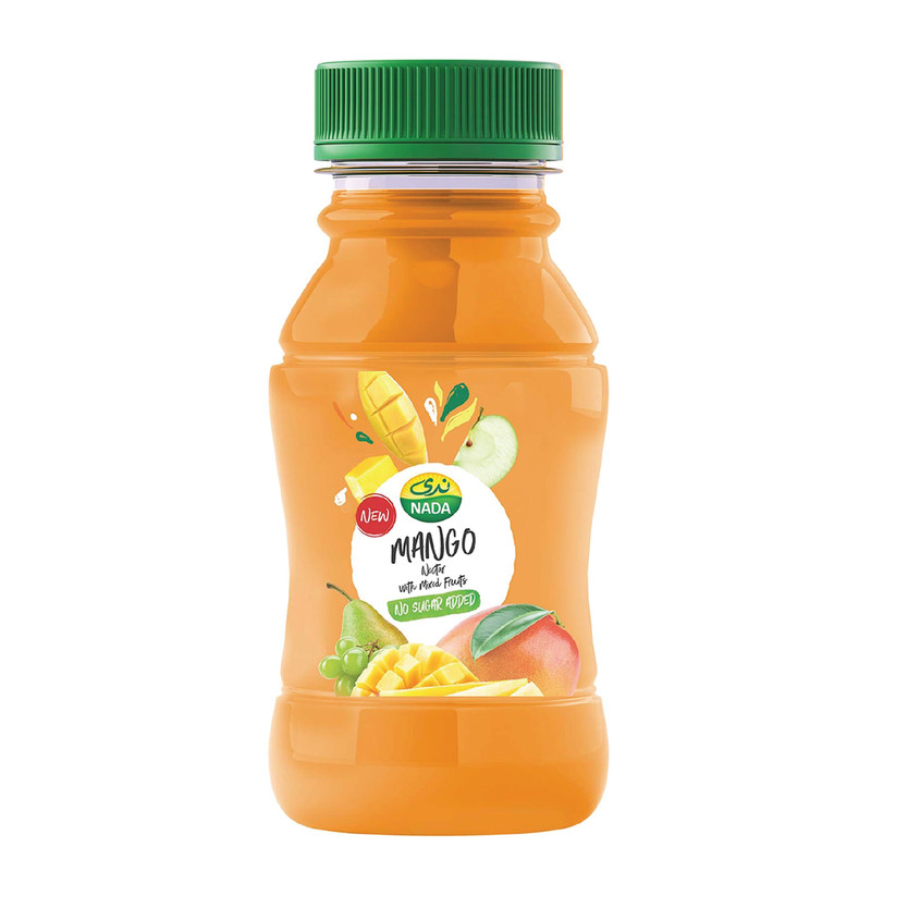 99882-حبة عصير طازج ندى مكس فواكه مانجا 200 مل - Image 1