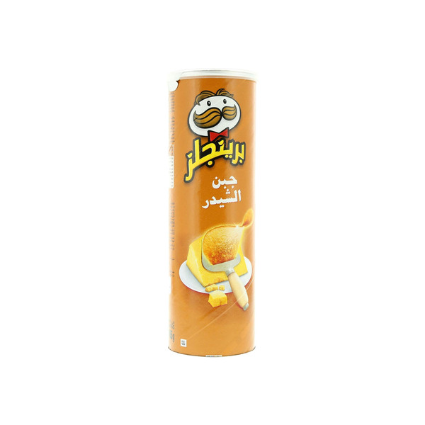 03028-حبة PRINGLES CHEESE CHEDDAR 165 GM - Image 1