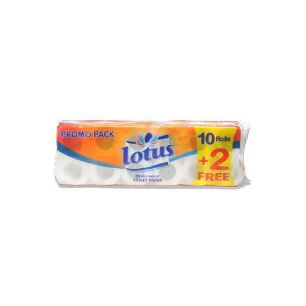 13106-كيس LOTUS TOILET PAPER 10+2 ROLLS - Image 1