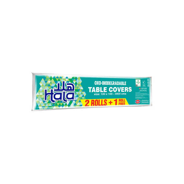13358-حبة HALA Table Cover 2+1 RolL 100*100 - Image 1