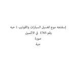 إسفنجه موج لغسيل السيارات والقوارب 1 حبه