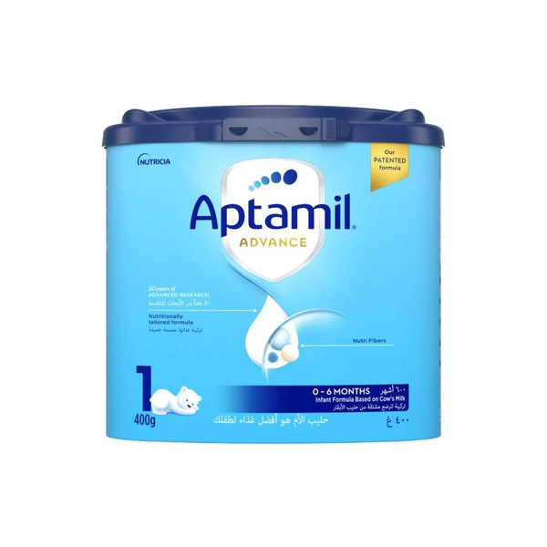 20289-حبة APTAMIL POWDER MAILK NO 1 400 G - Image 1