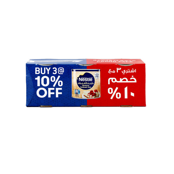 20357-حبة NESTLE CONDENSED MILK 3*397 GM 10%OF - Image 1
