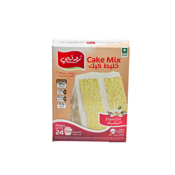 20722-حبة ZIDNEE CAKE MIX VANILLA 524 G - Image 1