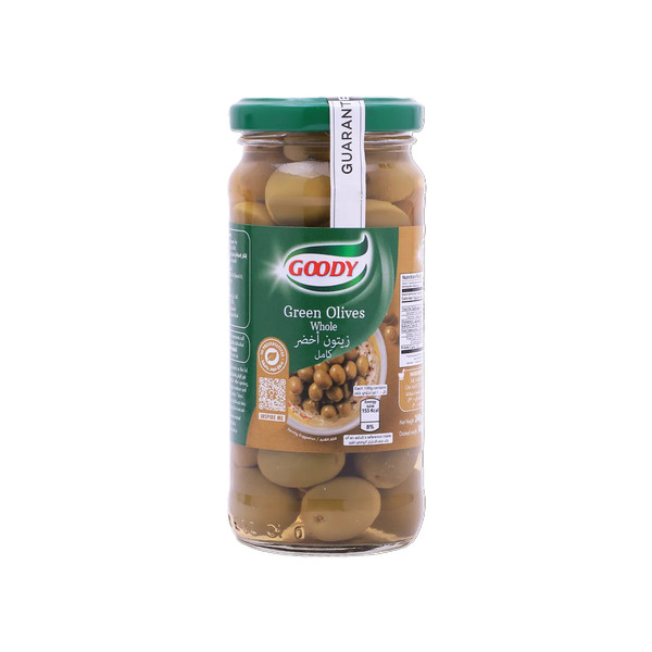 21180-حبة GOODY PITTED GREEN OLIVE 307 G - Image 1
