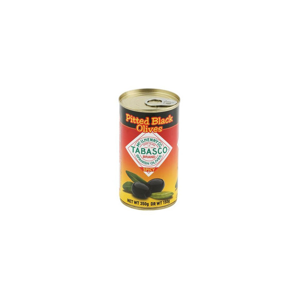 21340-حبة TABASCO PITTED BLACK OLIVE 350 G - Image 1