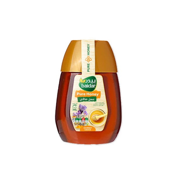 21553-حبة BAIDAR NATURAL HONEY 340 G - Image 1