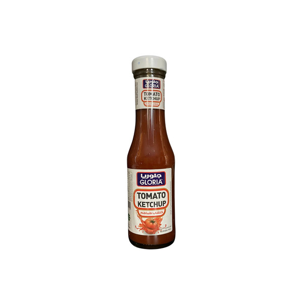 21773-حبة GLORIA TOMATO KECHUP 340 G - Image 1