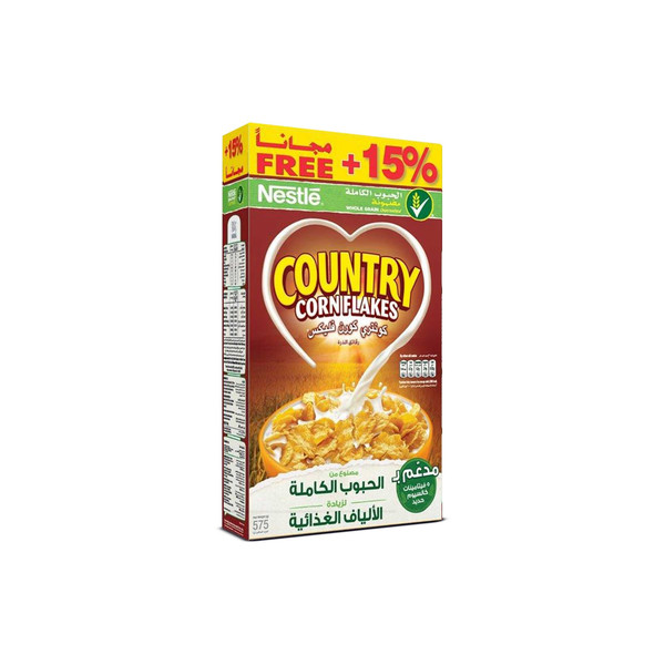 25400-حبة COUNTRY CORN FLAKES 575 G - Image 1