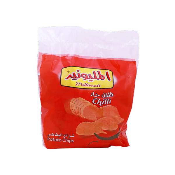 286109 بطاطس بطعم الحار المليونير 12 جم - الصورة 1