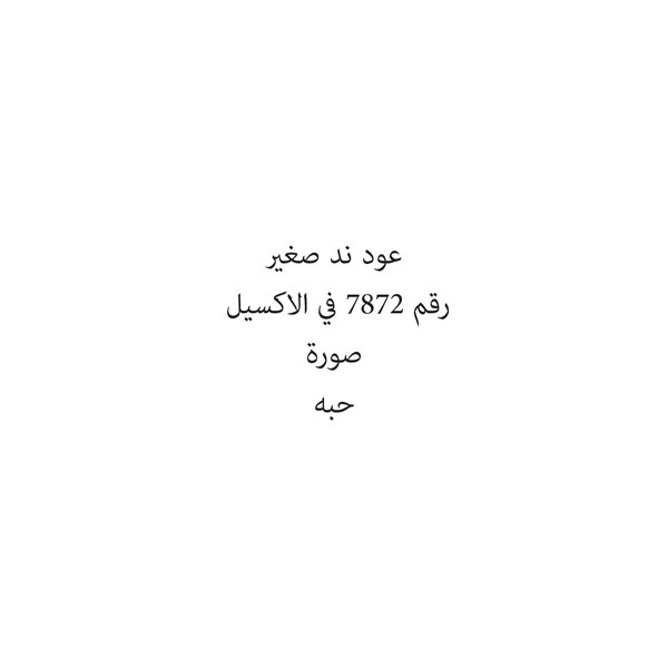 29002-حبة عود ند صغير - Image 1