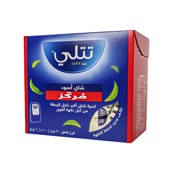 328057-حبة شاي تتلي اسود ثقيل 100كيس - الصورة 1