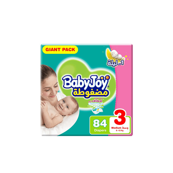 33038-باكت حفائض اطفال بيبي جوى رقم 3 84حبة - الصورة 1