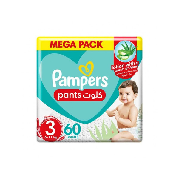 33124-حبة PAMPERS NO3 60DIAP - Image 1