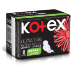 KOTEX ULTRA THIN  large wings 8 PADS