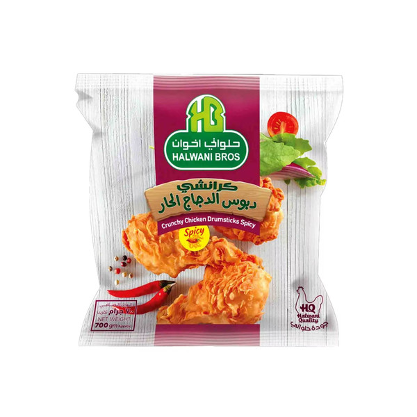 34952-حبة سيقان دجاج كرانشي حار حلواني 700 جرام - الصورة 1