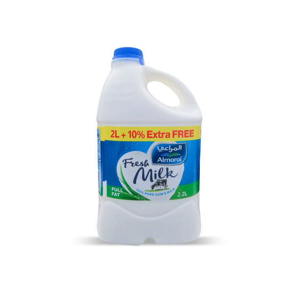 35070-حبة حليب المراعي كامل الدسم طازج 2 لتر 10% زيادة - Image 1
