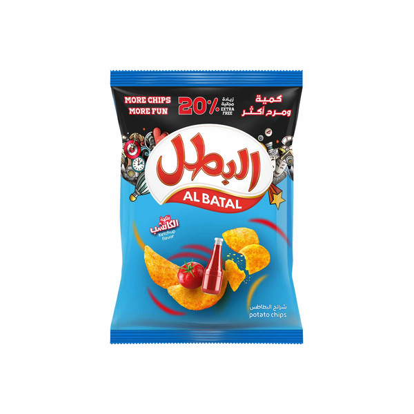 36068-حبة بطاطس البطل بالكاتشب 110 جم + 20% - الصورة 1