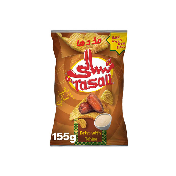 47459-حبة بطاطس تسالي تمر وطحينة 155 جرام - الصورة 1